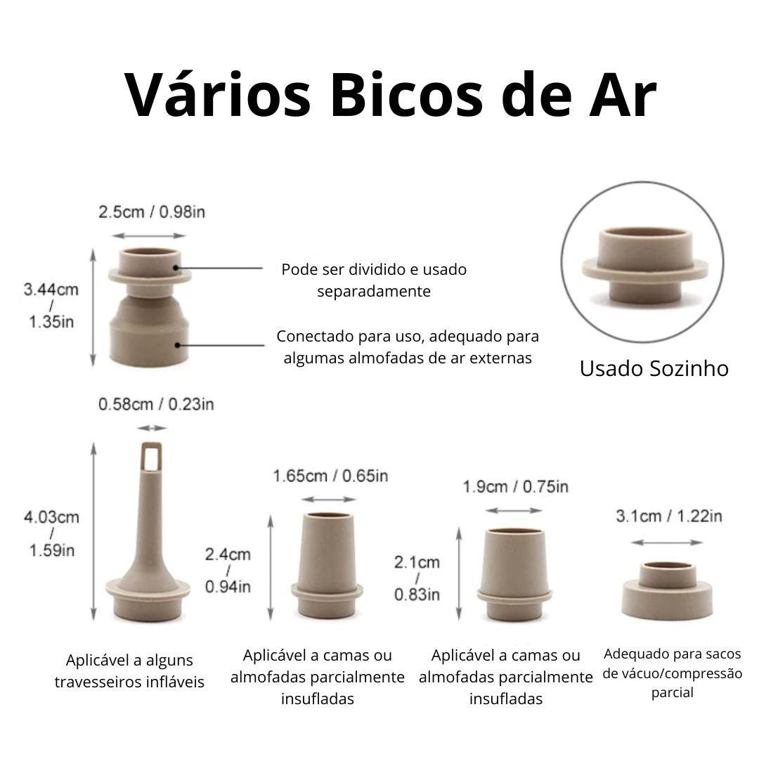 Bomba Compressora de Ar Elétrica Portátil sem Fio