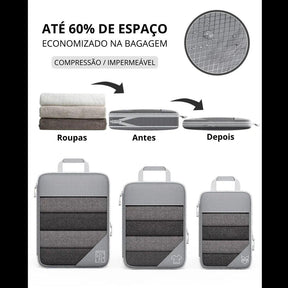 Kit de Organizadores para Mala de Viagem