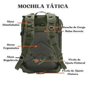 Mochila de Viagem Tática